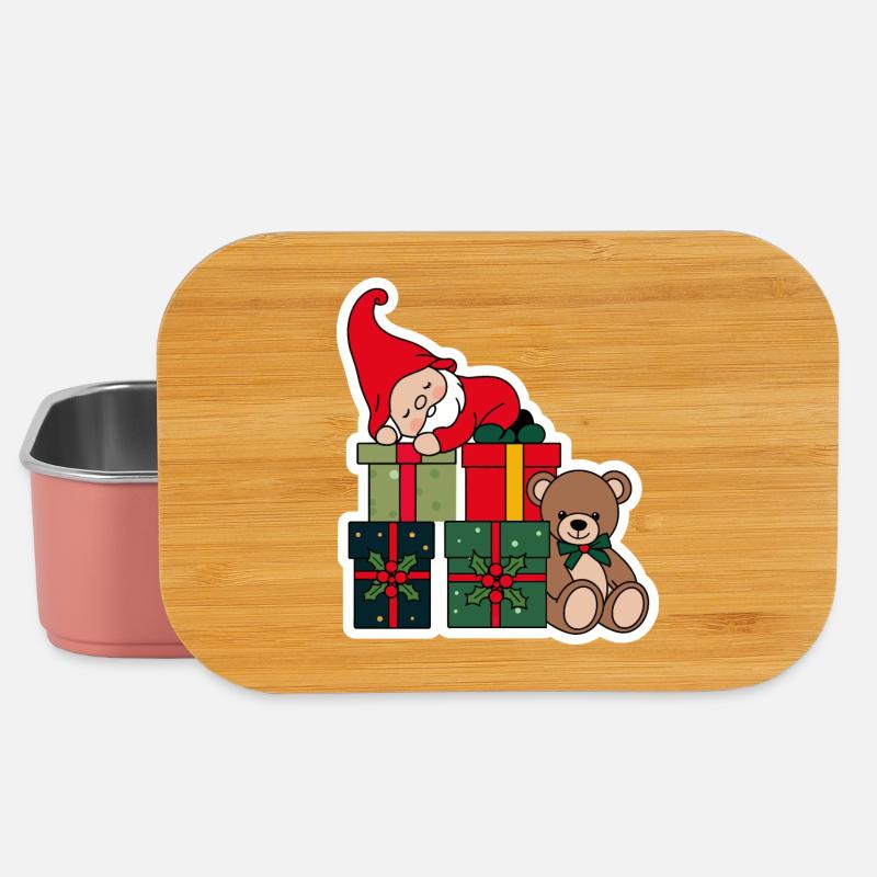 Weihnachts Wichtel - Lunch Box - Hellrosa