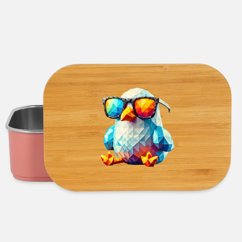 mouette cool lunettes de soleil - Boîte à goûter - rose clair
