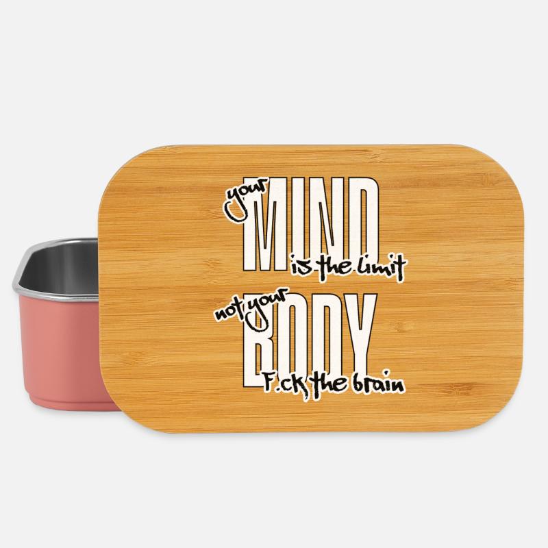 Break your Limits. F.ck the Brain - Lunch Box - Hellrosa