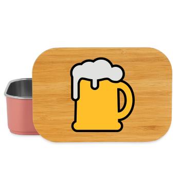 Bierkrung | Beer Mug - Boîte à goûter - rose clair - Devant