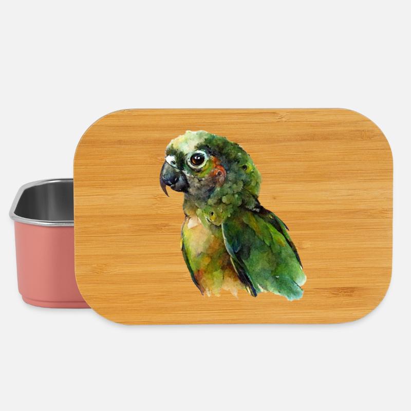 Papagei - Lunch Box - Hellrosa