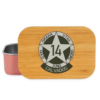 Insigne Militaire Calvados 14 - Boîte à goûter - rose clair - Devant