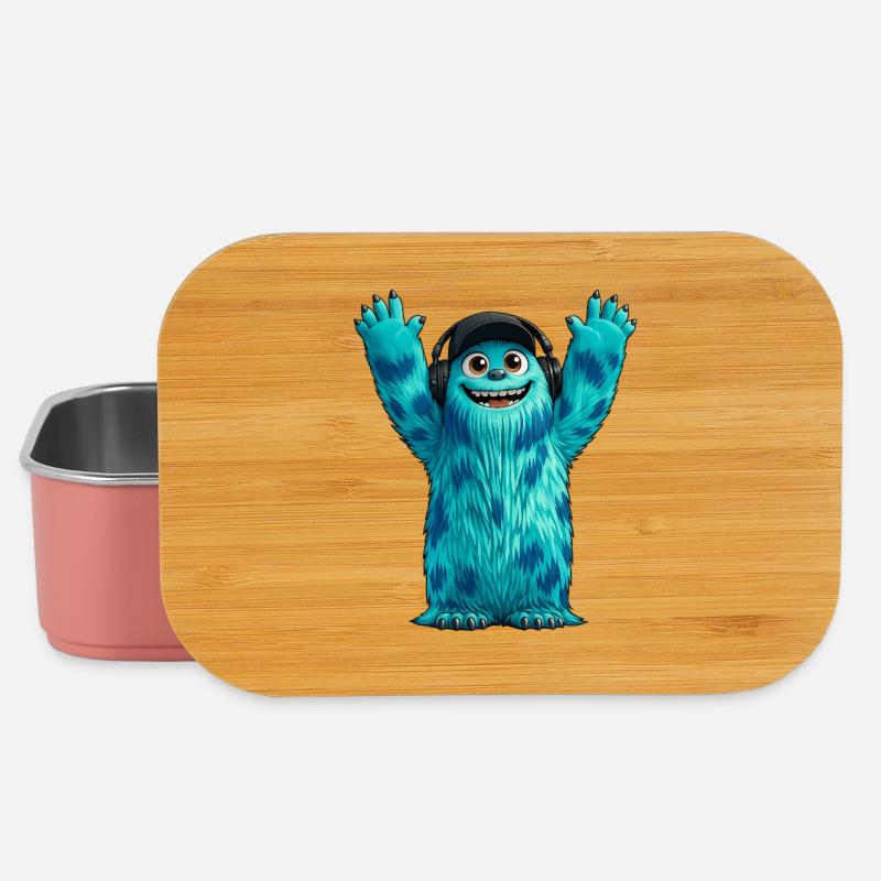 Monster Fluffonster® - DJ Fluffo - Hands Up - Lunch Box - Hellrosa