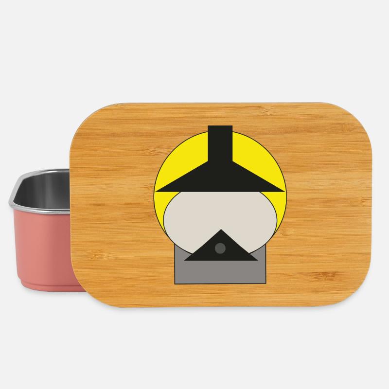 Fire Brigade Helmet yellow - Lunch Box - light pink