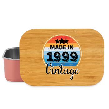 Vintage Birthday Year of Birth 1999 - Lunch Box - light pink - Front