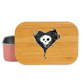 Heart Skull Punk - Lunch Box - light pink - Front