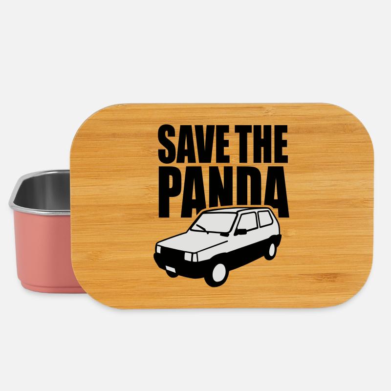 Save the panda - Lunch Box - Hellrosa