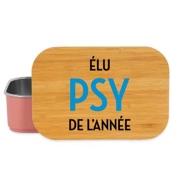Psychologue / Psychiatre / Travail / Psychanalyste - Boîte à goûter - rose clair - Devant