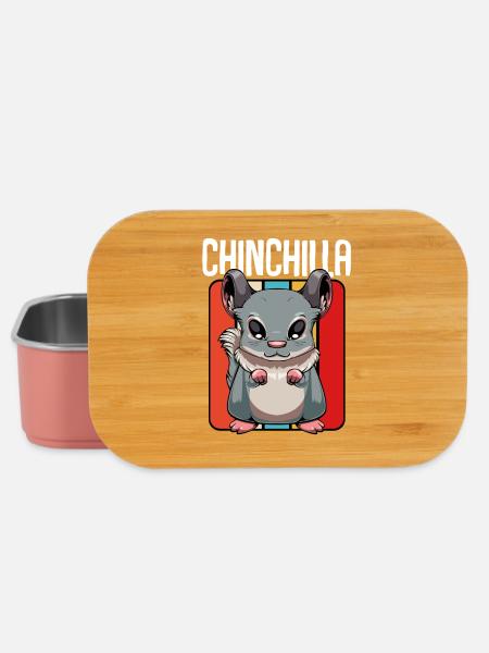Chinchilla Pop Art Panel - Lunch Box - Hellrosa