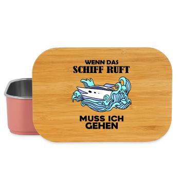 Schiff Schifffahrt - Lunch Box - Hellrosa - Vorne