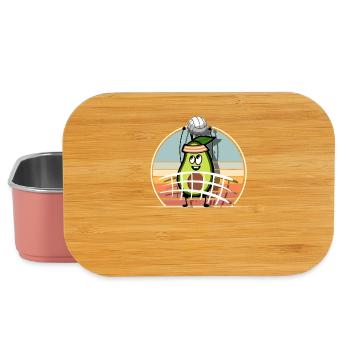 Volleyball Avocado - Lunch Box - light pink - Front