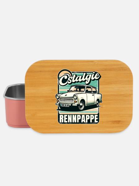 Ostalgie Rennpappe – 601 Trabi DDR Retro - Lunch Box - Hellrosa