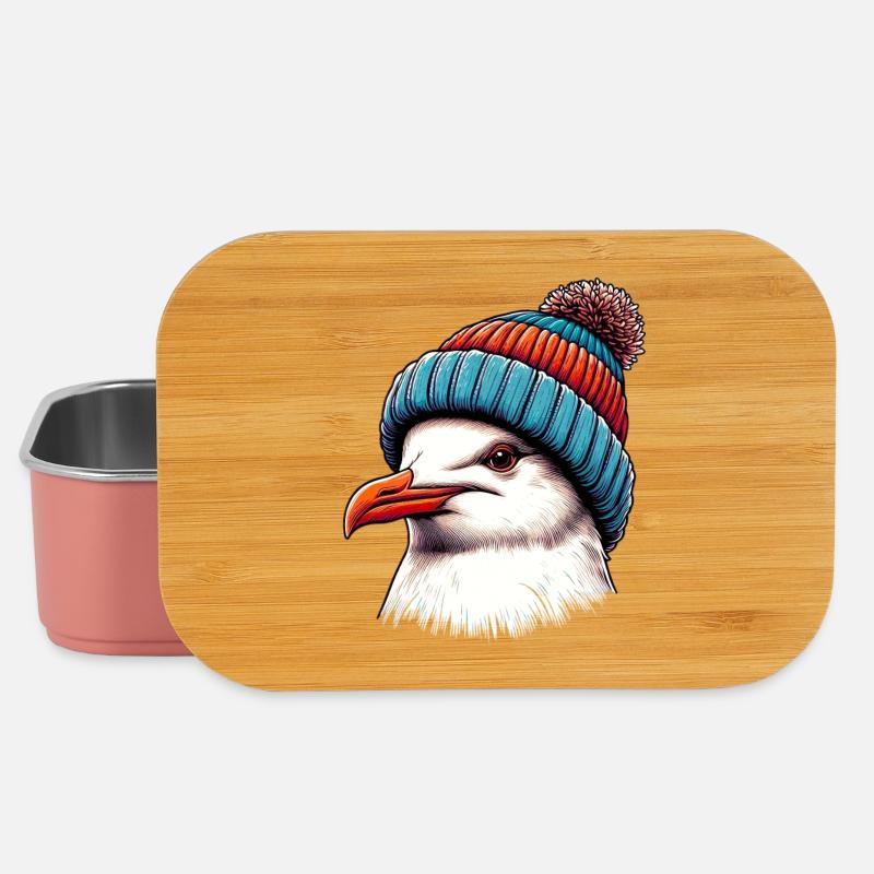 Mouette - Boîte à goûter - rose clair