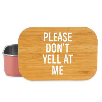 please don't yell at me - Lunch Box - Hellrosa - Vorne