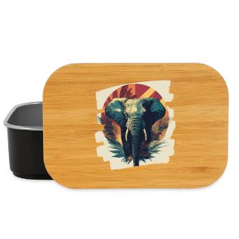 Elefant - Lunch Box - Schwarz - Vorne