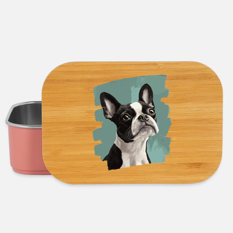 Boston Terrier - Lunch Box - Hellrosa
