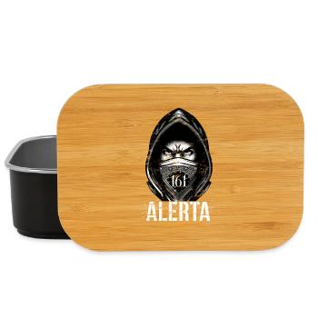Alerta 161 | Activist statement - Lunch Box - black - Front