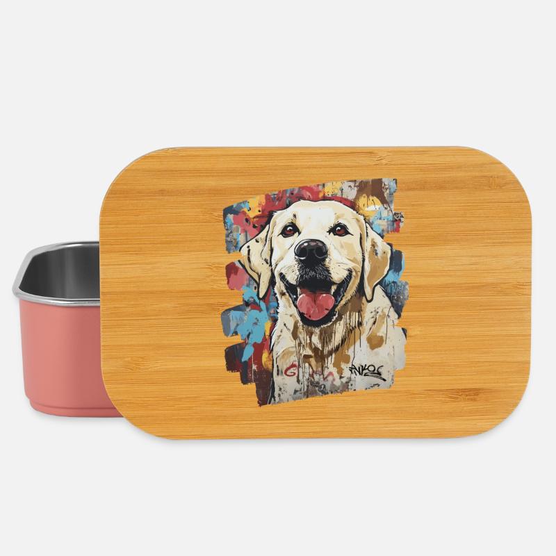 Labrador - Lunch Box - Hellrosa