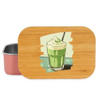 Matcha Latte Lover Thé vert - Boîte à goûter - rose clair - Devant