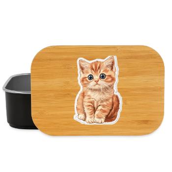 Süsse Katze Kätzchen - Lunch Box - Schwarz - Vorne