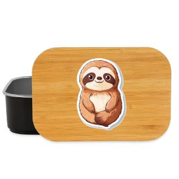 Sloth - Lunch Box - black - Front
