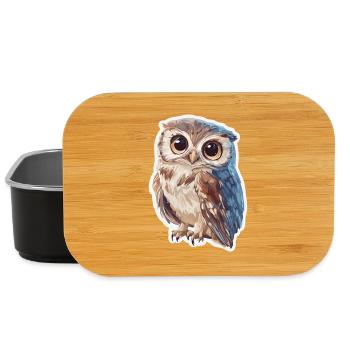 Eule - Lunch Box - Schwarz - Vorne