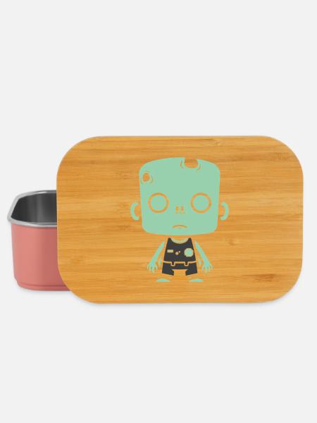 Minimalistische Pop-Art-Figur - Lunch Box - Hellrosa