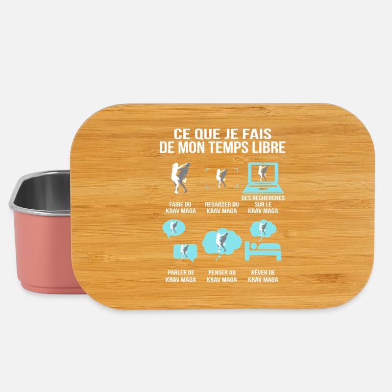 Was ich in meiner Freizeit mache Krav Maga - Lunch Box - Hellrosa