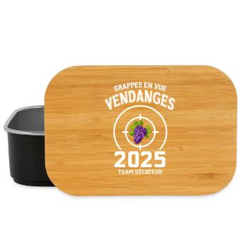 Harvest 2025 Bunch of Vines and Target - Lunch Box - black - Front