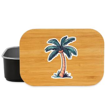 Palme - Lunch Box - Schwarz - Vorne