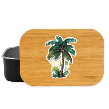 Palme - Lunch Box - Schwarz - Vorne