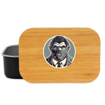 Masque de gentleman inspiré de l'horreur - Boîte à goûter - noir - Devant