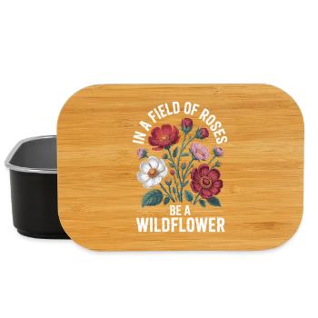 Wildflower Design - Lunch Box - black - Front