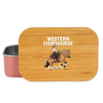 Western Fjordhorse Reiter - Lunch Box - Hellrosa - Vorne