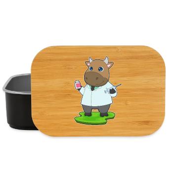 Cow Doctor Medicine - Lunch Box - black - Front