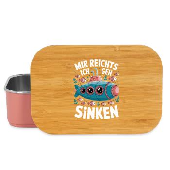 Unterwasserwitz Mir reicht's Ich geh sinken - Lunch Box - Hellrosa - Vorne