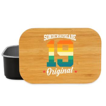 19 Birthday - Lunch Box - black - Front