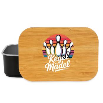 Retro Skittles Girl Bowling Team - Lunch Box - black - Front