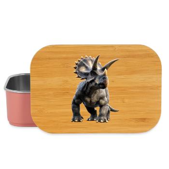 Triceratops Dinosaur Dinos Triceratops Dino - Lunch Box - light pink - Front