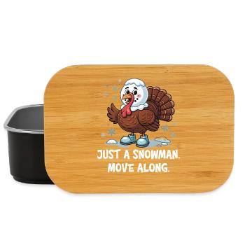Weihnachtliches Kein Truthahn for dinner - Lunch Box - Schwarz - Vorne