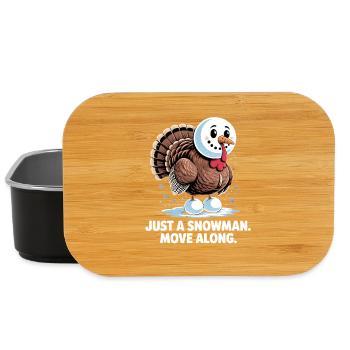 Weihnachtliches Kein Truthahn for dinner - Lunch Box - Schwarz - Vorne