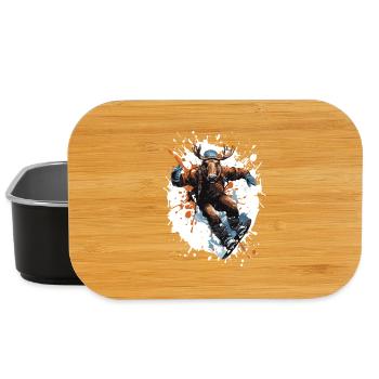 Moose Snowboard - Lunch Box - black - Front