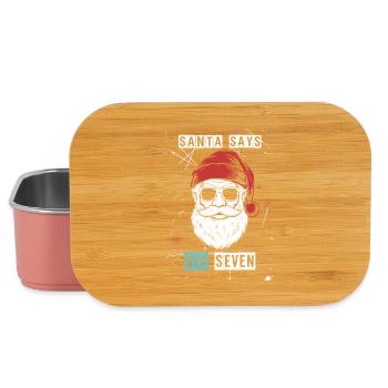 Santa sagt Six Seven - Lunch Box - Hellrosa - Vorne