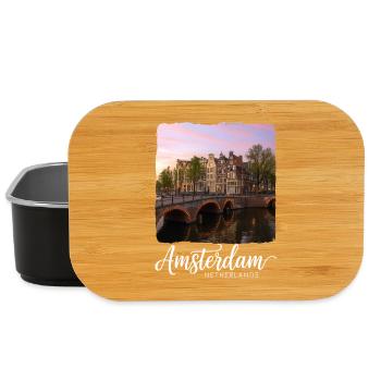 Amsterdam - Lunch Box - black - Front