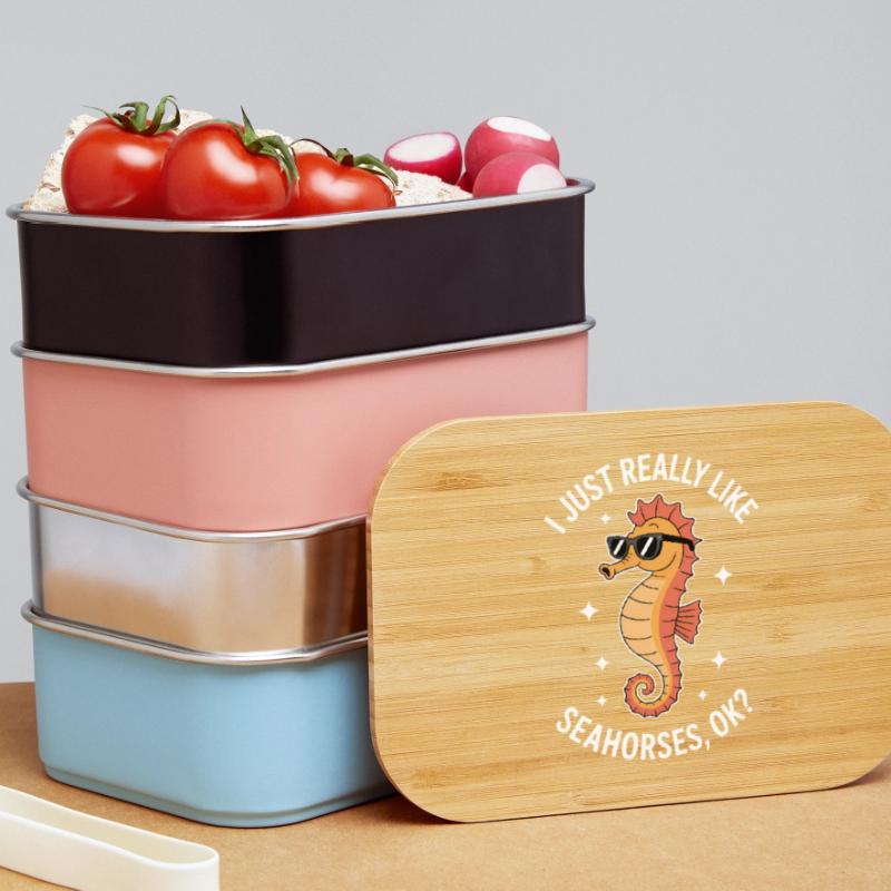 Seepferdchen Spruch Lustiges Seepferdchen Geschenk Lunch Box