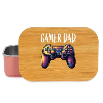 Gamer Dad Controller Neon - Lunch Box - light pink - Front