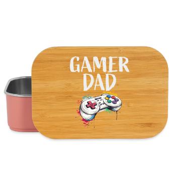 Gamer Dad Controller Kunst - Lunch Box - Hellrosa - Vorne