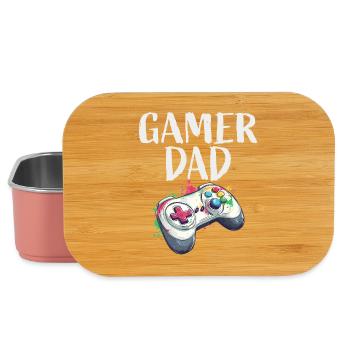 Gamer Dad Controller Splash - Lunch Box - Hellrosa - Vorne