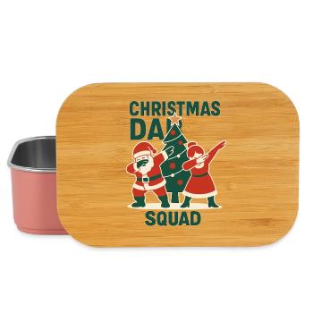Christmas Dab Squad, Santa Family Fun - Lunch Box - Hellrosa - Vorne