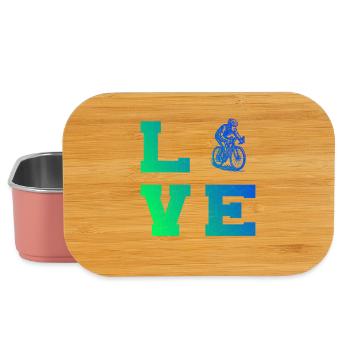 Klare Roadbike Botschaft - Lunch Box - Hellrosa - Vorne